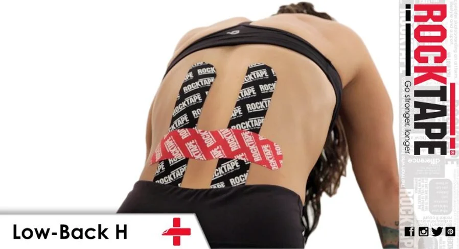 Rocktape Kineseology Taping in Pittsburgh - Example 1